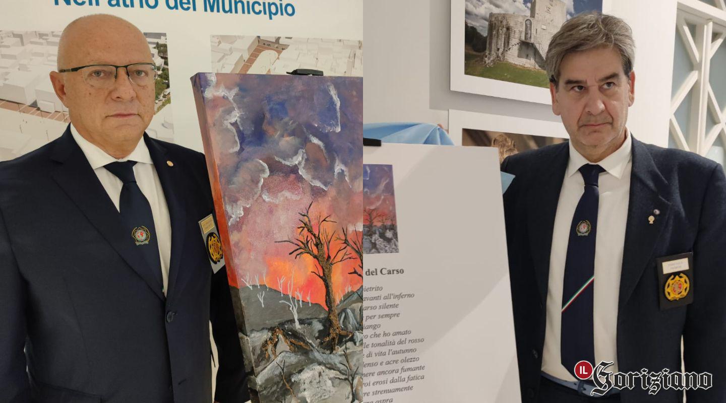 Giorgio e Pierpaolo, l'amicizia nell'arte in disegni e versi a Ronchi